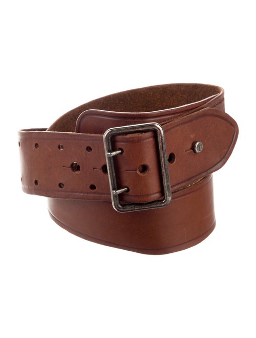 Saint Laurent Skinny Leather Belt