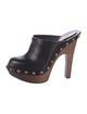 Saint Laurent Leather Mules
