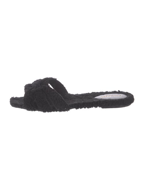 Saint Laurent Shearling Slides