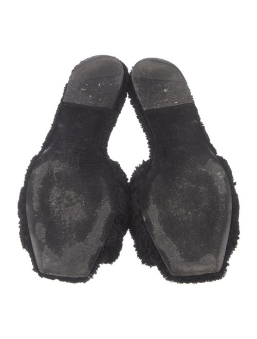 Saint Laurent Shearling Slides