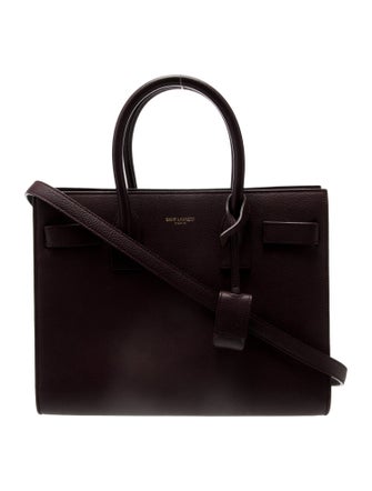 Saint Laurent Leather Sac De Jour