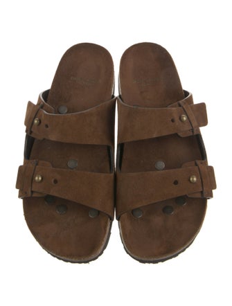 Saint Laurent Suede Slides