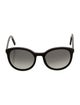 Saint Laurent Round Gradient Sunglasses