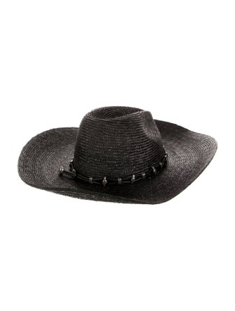 Saint Laurent Woven Straw Hat