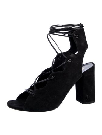 Saint Laurent Suede Sandals