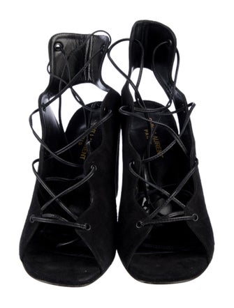 Saint Laurent Suede Sandals