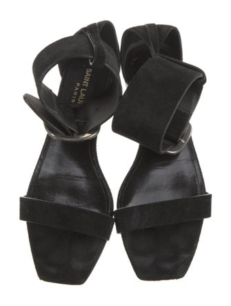Saint Laurent Suede Sandals