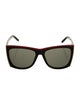 Saint Laurent Square Tinted Sunglasses