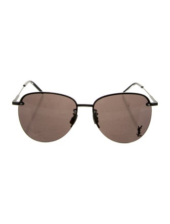 Saint Laurent Aviator Tinted Sunglasses