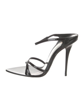 Saint Laurent Patent Leather Slides