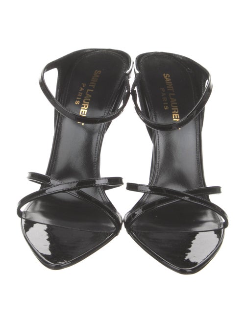 Saint Laurent Patent Leather Slides