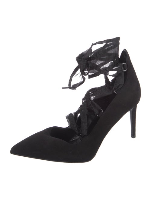 Saint Laurent Suede D'Orsay Pumps