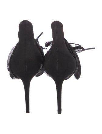 Saint Laurent Suede D'Orsay Pumps