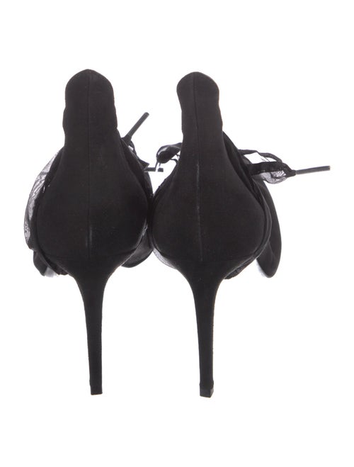 Saint Laurent Suede D'Orsay Pumps