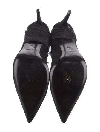 Saint Laurent Suede D'Orsay Pumps