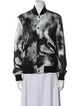 Saint Laurent Tie-Dye Print Bomber Jacket