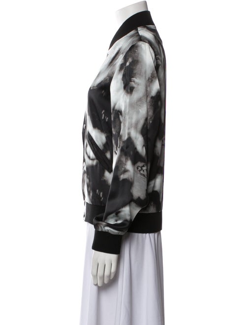 Saint Laurent Tie-Dye Print Bomber Jacket