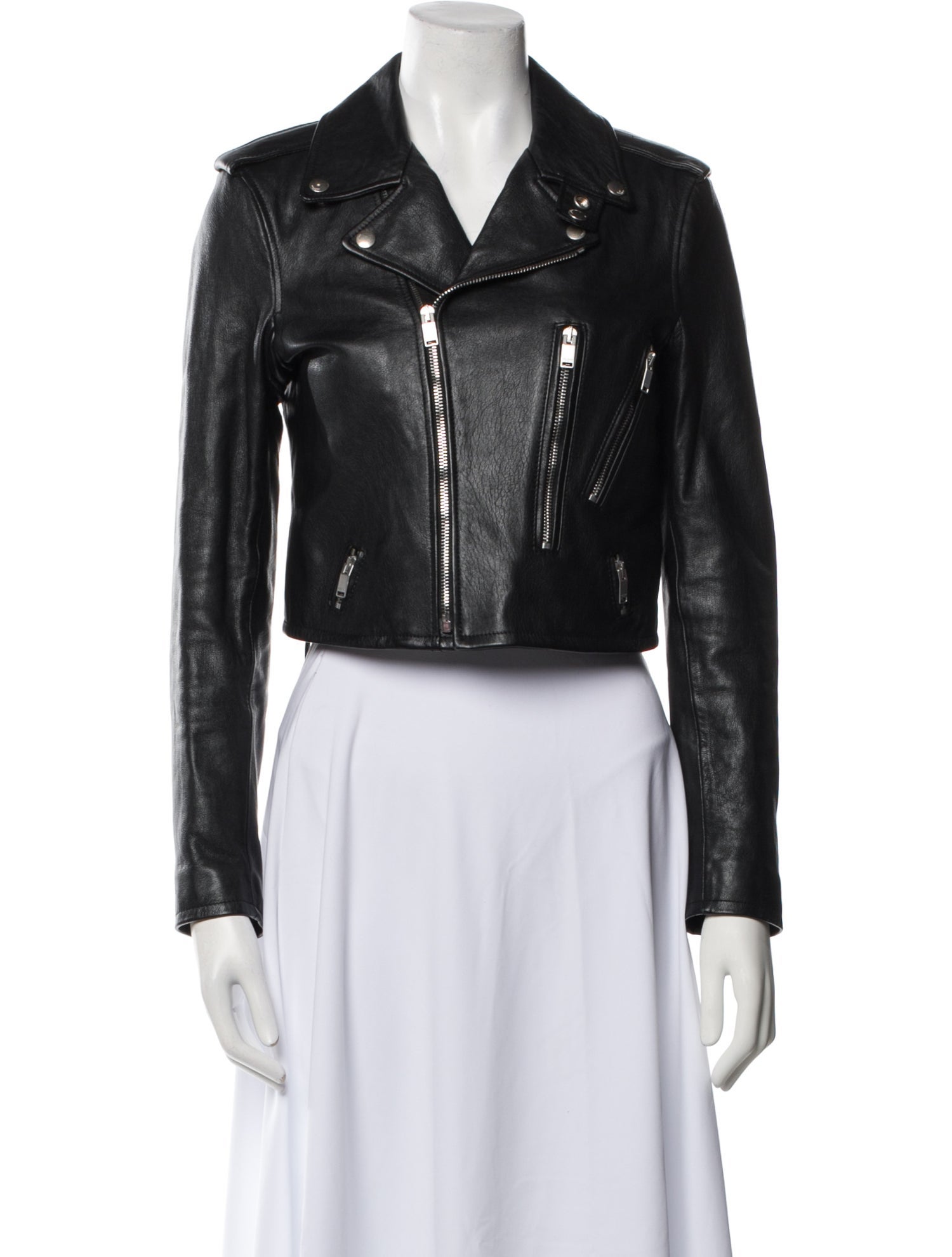 Saint Laurent Leather Biker Jacket