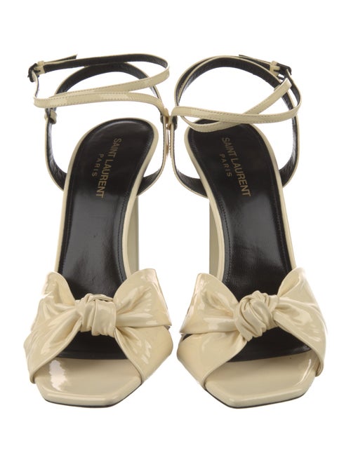 Saint Laurent Patent Leather Sandals