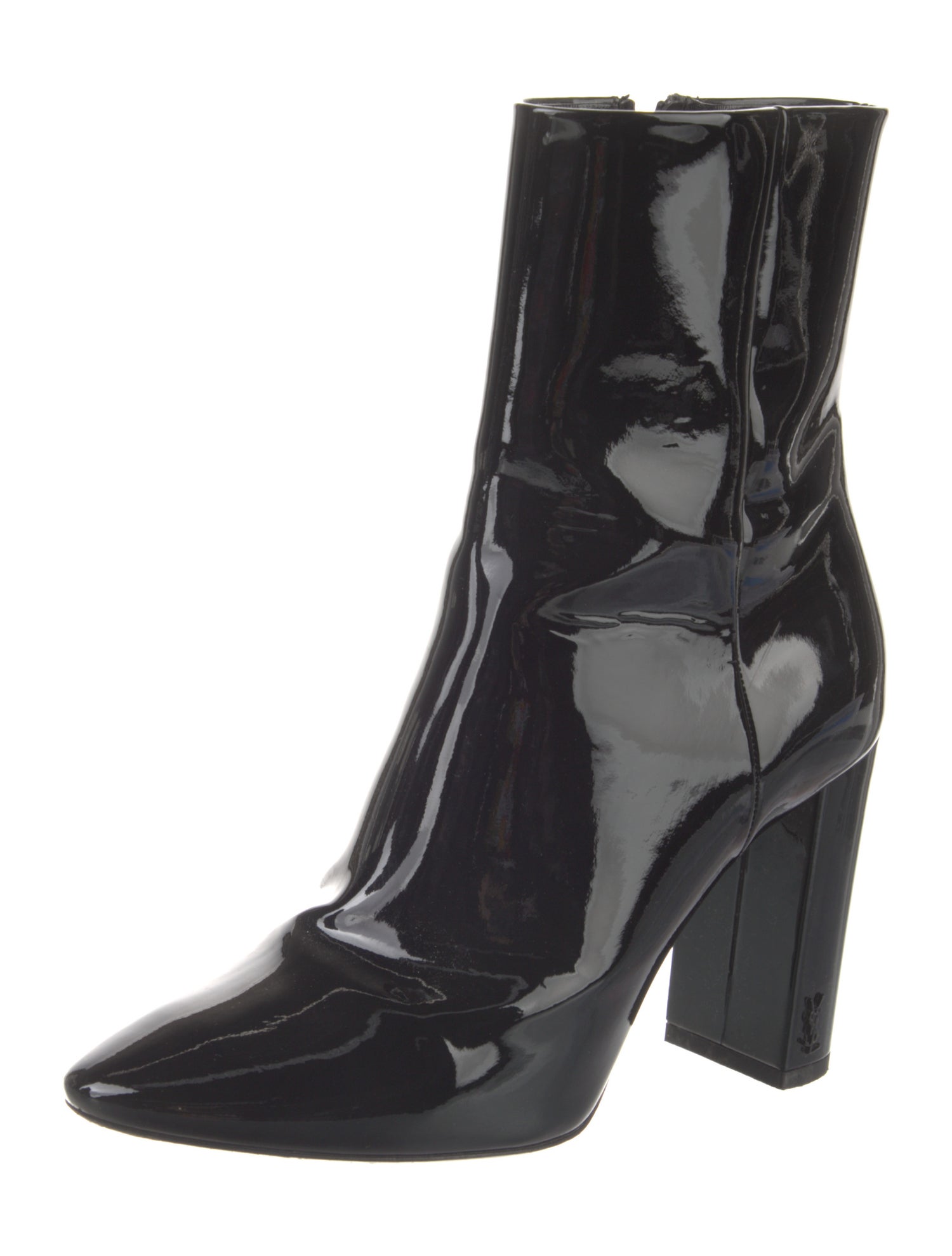 Saint Laurent Patent Leather Boots