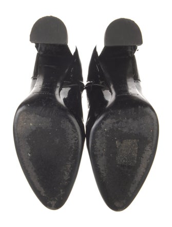 Saint Laurent Patent Leather Boots