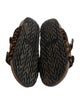 Saint Laurent Ponyhair Animal Print Slides