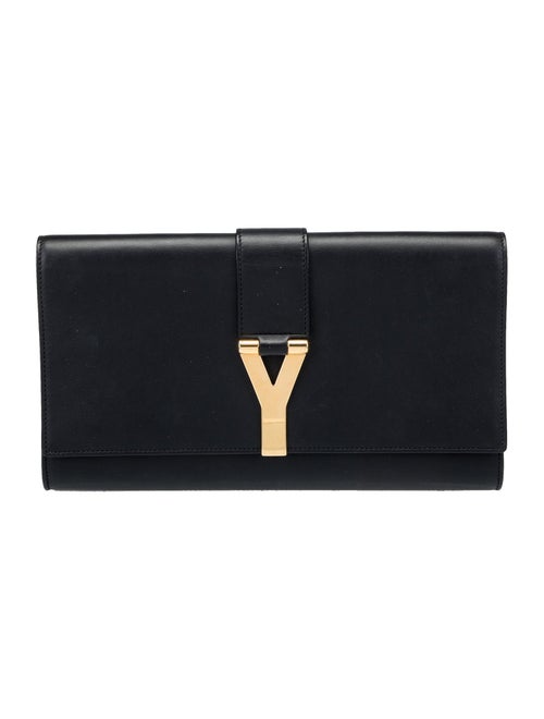 Saint Laurent Leather Classic Y Ligne Clutch