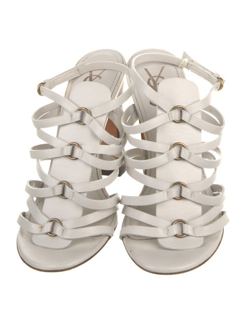 Saint Laurent Leather T-Strap Pumps