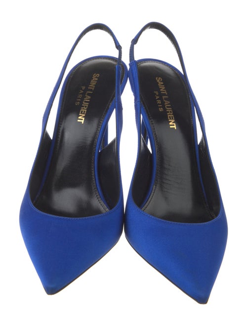 Saint Laurent Satin Slingback Pumps