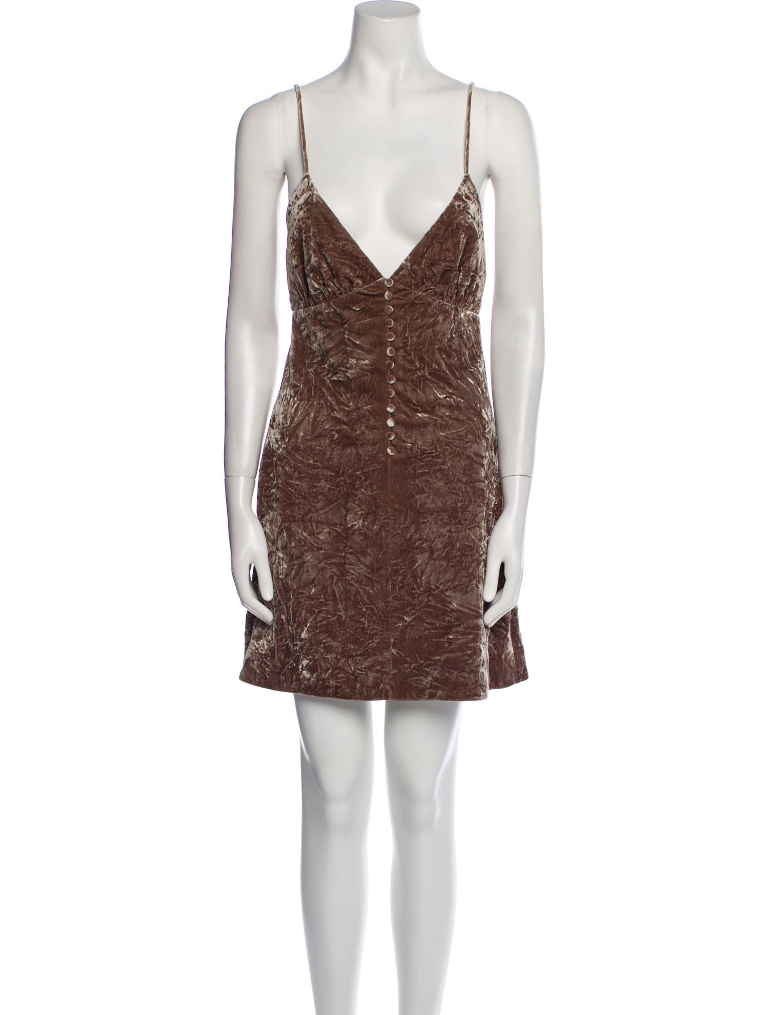 Saint Laurent Velvet Mini Dress w/ Tags