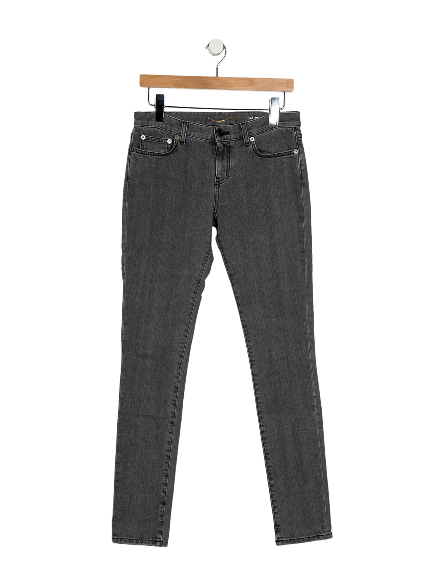 Saint Laurent Low-Rise Skinny Leg Jeans