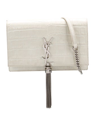 Saint Laurent Embossed Leather Kate Small