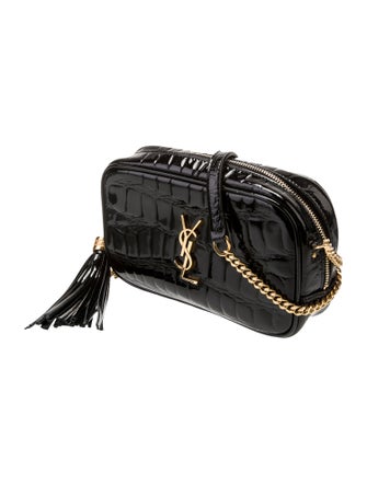 Saint Laurent Patent Leather Lou Camera Bag 2022