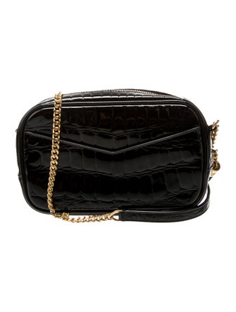 Saint Laurent Patent Leather Lou Camera Bag 2022