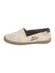 Saint Laurent Canvas Whipstitch Trim Espadrilles