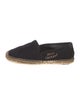 Saint Laurent Canvas Embroidered Accent Espadrilles