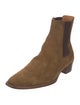 Saint Laurent Suede Chelsea Boots