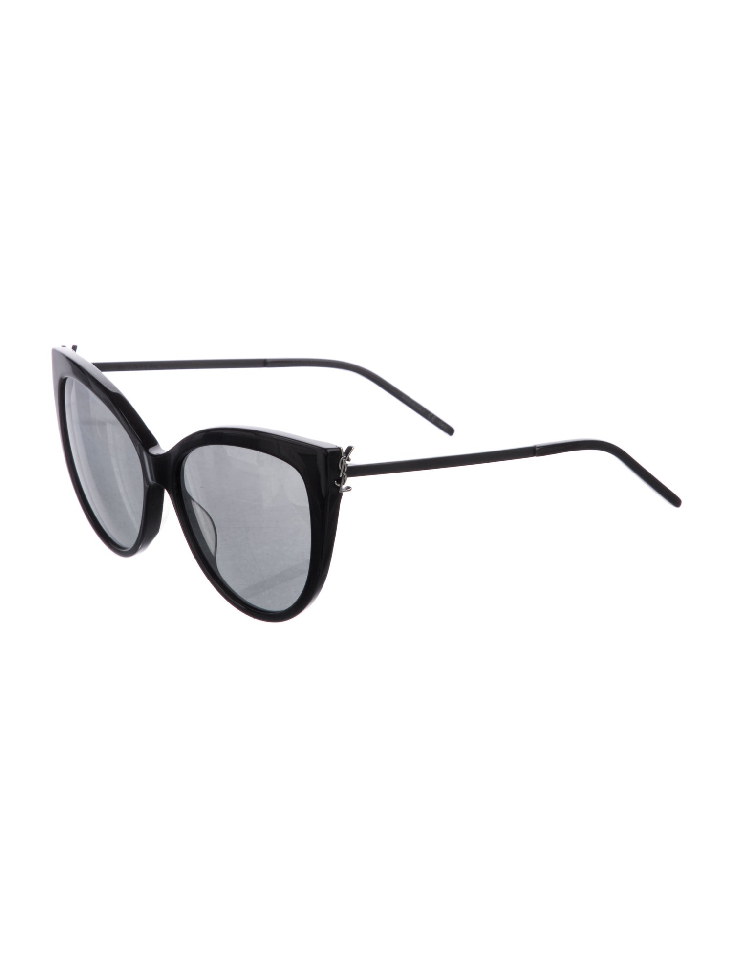 Saint Laurent Cat-Eye Mirrored Sunglasses