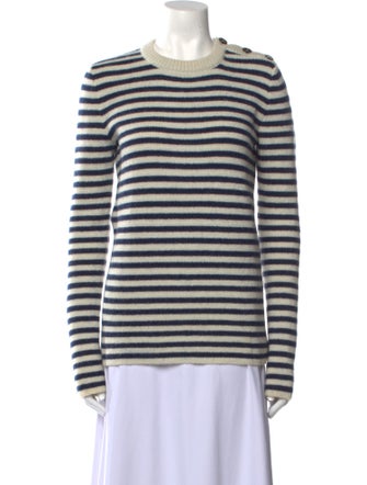 Saint Laurent Mohair Striped Sweater