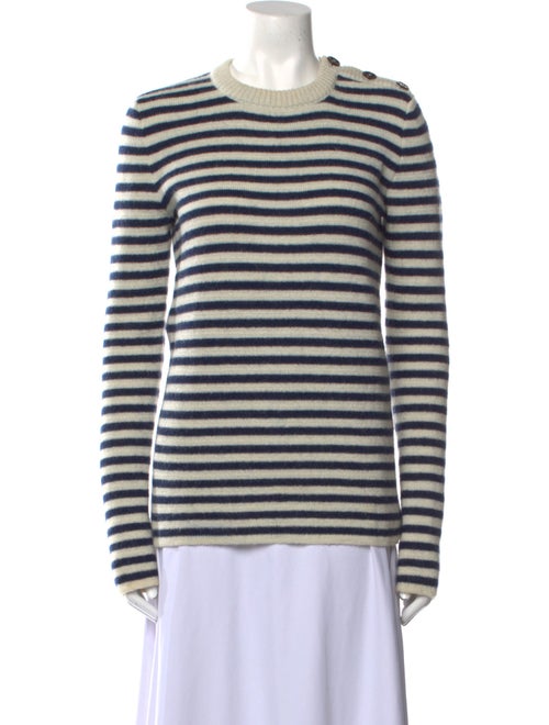 Saint Laurent Mohair Striped Sweater
