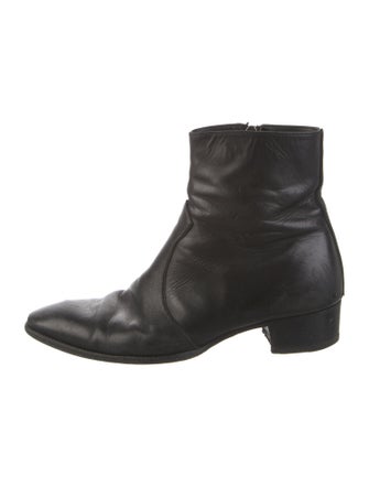 Saint Laurent Leather Western Boots