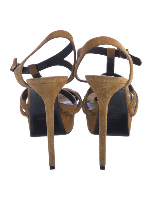 Saint Laurent Suede Slingback Sandals
