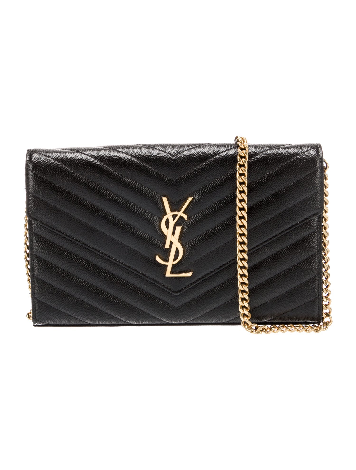 Saint Laurent Leather Cassandre Small 2022