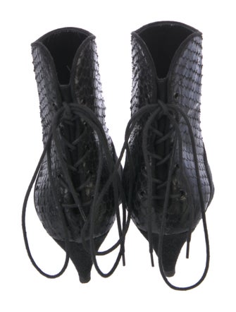 Saint Laurent Snakeskin Boots