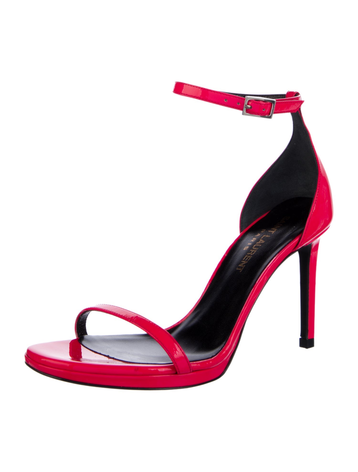 Saint Laurent Patent Leather Sandals