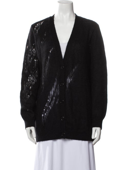 Saint Laurent Plunge Neckline Sweater