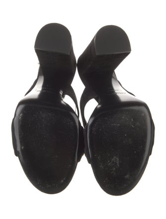 Saint Laurent Suede Slides