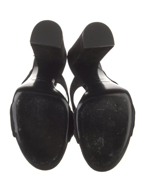 Saint Laurent Suede Slides