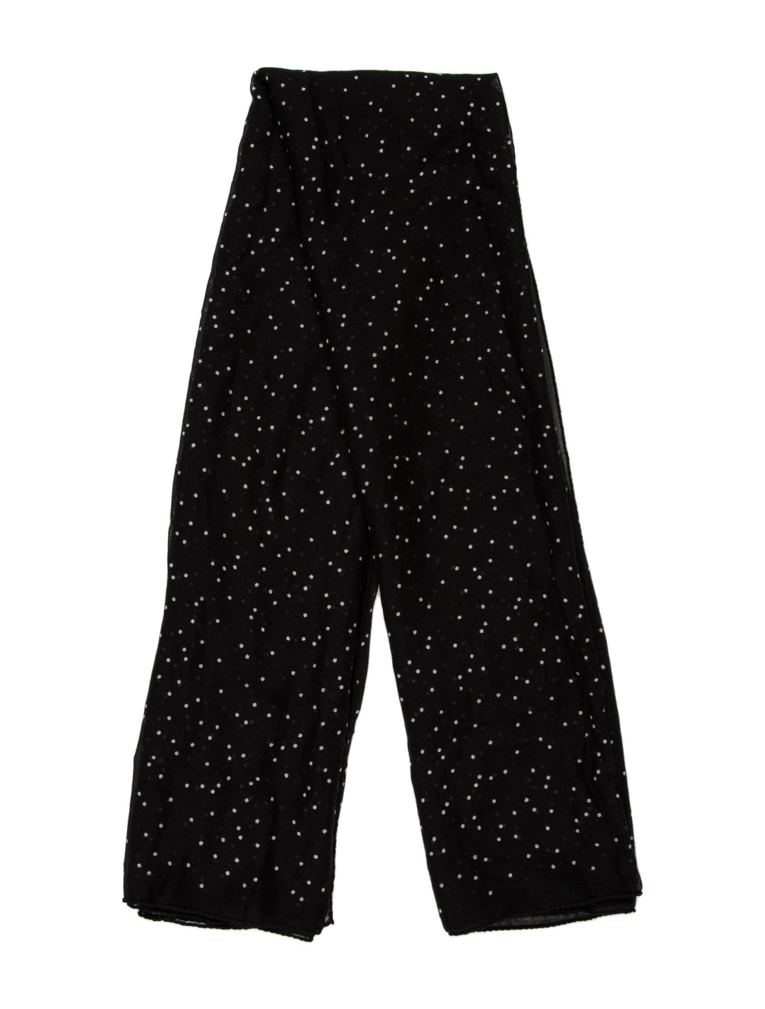 Saint Laurent Wool Printed Scarf