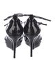Yves Saint Laurent Patent Leather T-Strap Sandals